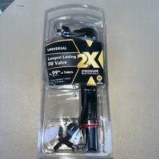 Korky 2X Toilet Fill Valve Black Plastic/Rubber For Universal new open box