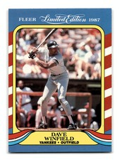 Dave Winfield 1987 Fleer Limited Edition #42 New York Yankees NM-MINT
