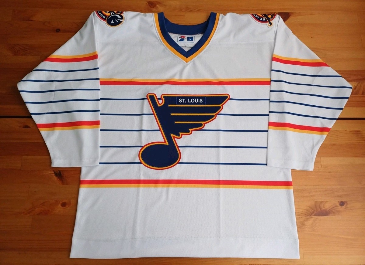 Large (54adi./52CCM) LOST 1994 PROTOTYPE White St Louis Blues