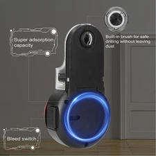 Detachable Dust Collector 2 In 1 function Wall Electric Drilling Dust ABS  &