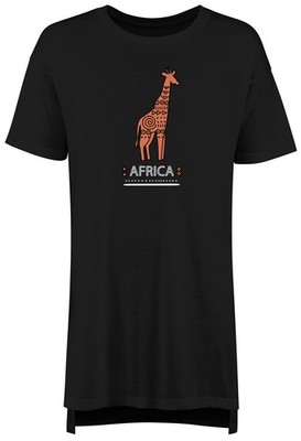 Afrika Giraffe Tribal Safari Stamm Nachthemd Damen Nachthemd