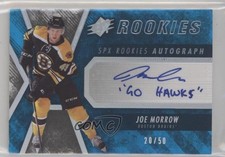2014-15 SPx Rookies Spectrum Blue 20/50 Joe Morrow #132 Auto 5j8