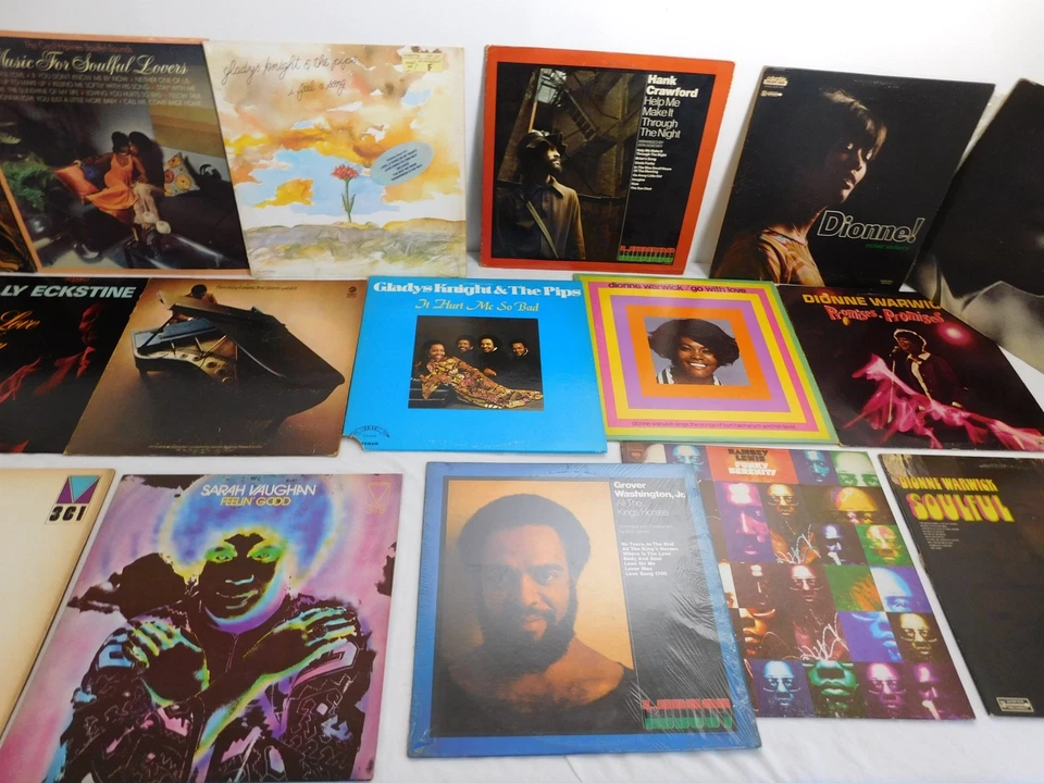 Vocal Jazz Pop Funk & Soul Vinyl Record LP Collection x20 Dionne Warwick Gladys - Image 3 of 4