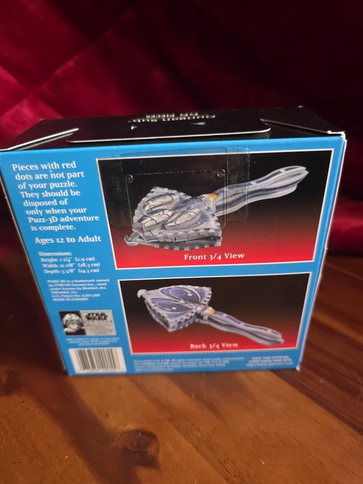 1999 Hasbro Star Wars episode I Gungan Sub Puzz3D puzzle 66 Pieces New KB Toys - Image 4 of 4