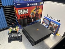 Sony PlayStation 4 Pro 1TB Console PS4 - Black Read Dead 2 Redemption Release