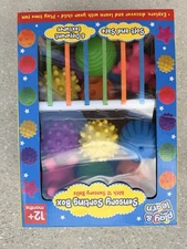 Play & Learn Sensory Sorting Box 12 Balls Baby Toy New