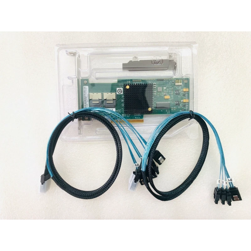 LSI 6Gbps SAS HBA 9211-8I IT Mode P20 ZFS FreeNAS unRAID + 2*SFF-8087 SATA US - Image 2 of 4