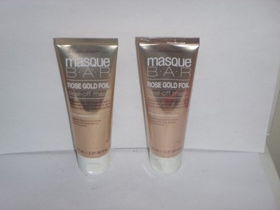 (2 pack)  Masque Bar Rose Gold Foil Peel-Off Mask w/ Fruit Extracts 2.37oz each