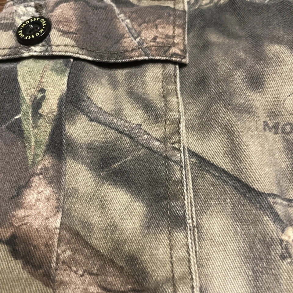 Mossy Oak Youth Boys 10/12 Large Camo Cargo Pants Hunting Casual  - Image 3 of 4