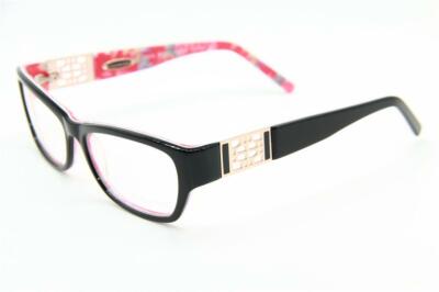 NEW COCO SONG LOVE STREETS COL. 1 BLACK PINK AUTHENTIC FRAMES EYEGLASSES  53-15