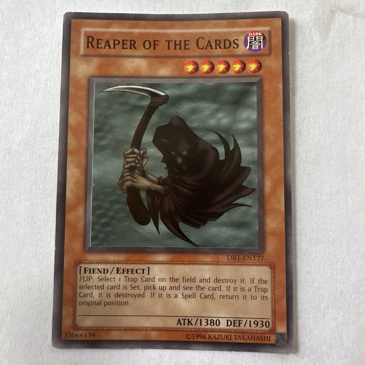 Reaper of the Cards DB1-EN127 Common Unlimited Edition YuGiOh Vintage 1996