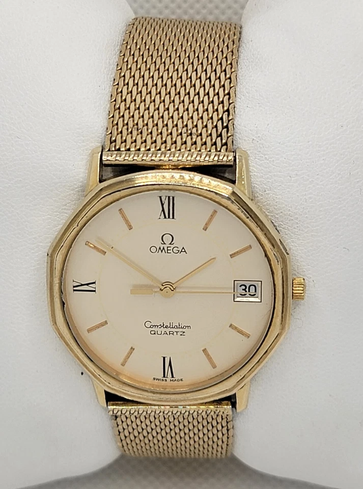 Reloj Pulsera Hombre Omega Constellation Cuarzo Años 80 Cal 1332 Ref 196.0147 J.B. Foto 3 de 4
