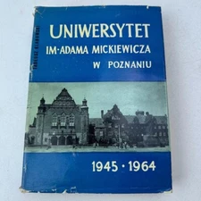 Uniwersytet Im Adama Mickiewicza W Poznaniu 1945 1964 SC DJ