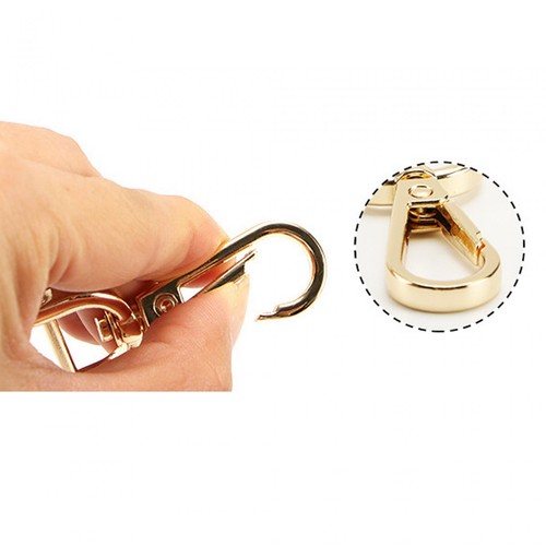 Drehbare Ersatz Karabinerhaken aus Metall für Taschen Handtaschen Schultergurt - Bild 60 von 67