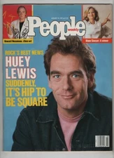 People Weekly Mag Huey Lewis Howard Hesseman January 19 1987 110620nonr