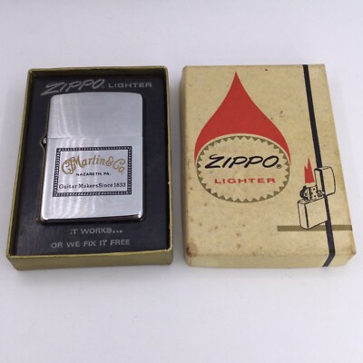 ZIPPO 1976 - FULL SIZE - MARTIN GUITAR ADVERTISEMENT- M.I.B.