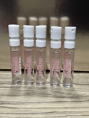 X5 Hollister Wave for Her Womens Eau de Parfum 2ML Each New
