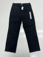 The Childrens Place Black Straight Leg Pants Boys Size 12 Husky