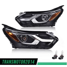 Fit For 18-20 Chevy Equinox Halogen LED DRL Headlights Headlamps Left & Right