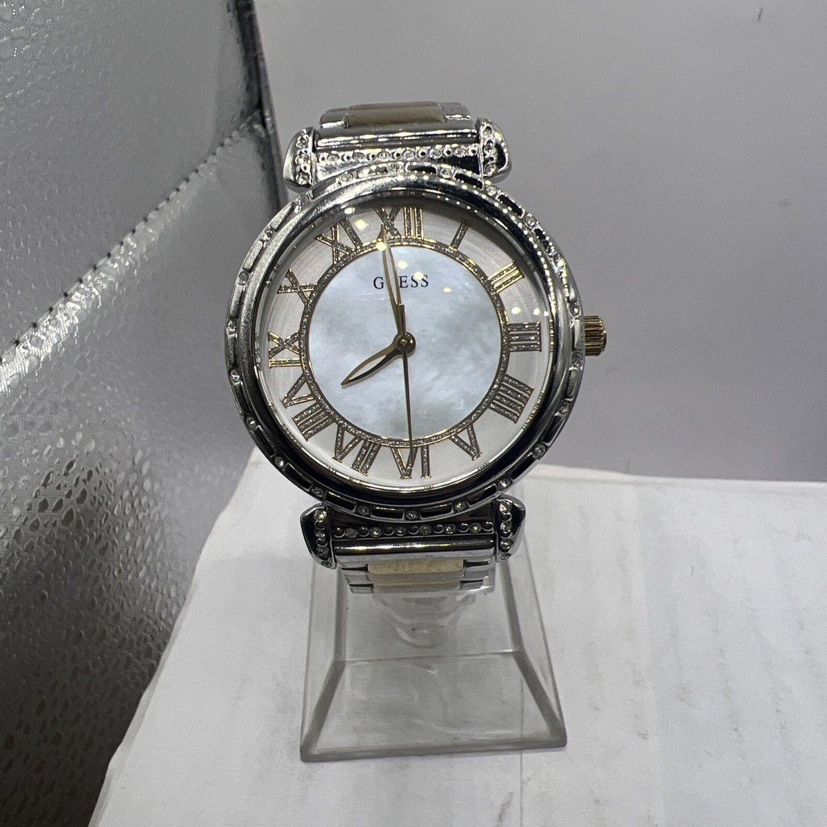 Guess Women\'s Silver Watch with Crystal Bezel Guess Women main image 2