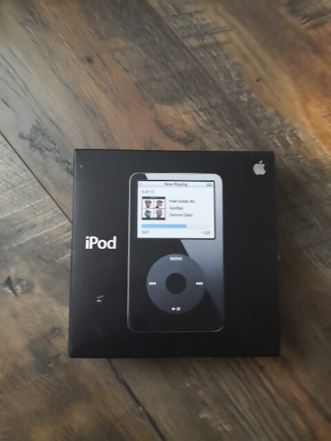 Vintage Apple iPod 30GB Black BOX ONLY U2 Bono Special Edition