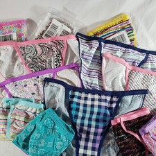 Victoria's Secret Signature Cotton Blend Picot Band Large String Bikini