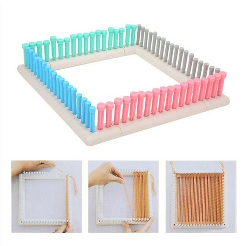 Round Knitting Looms Set DIY Hook Needle Scarf Smart Weaving Loom Kit Kids Gift - Picture 6 of 9