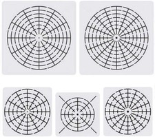 Mandala Dotting Stencil Set 6X6 8X8 16 Segment 12 Segment Easy To Use