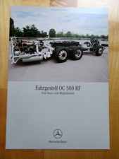 Brosch&uuml;re, MERCEDES-BENZ FAHGESTELL OC 500 RF, 14 Seiten, 2003 TOP ZUSTAND