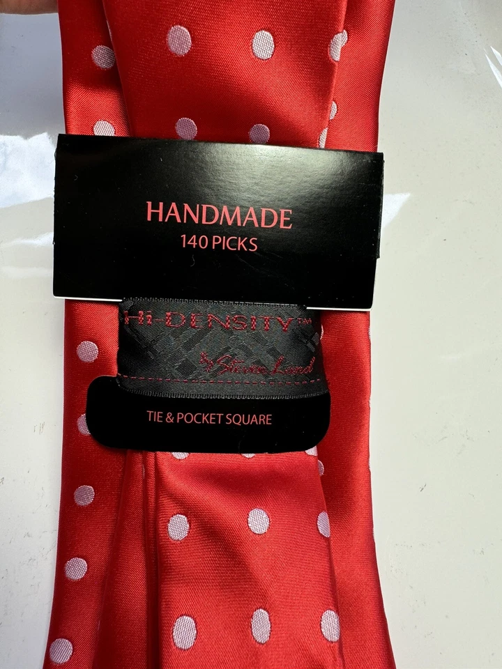NWT Polka Dots Neck Tie & Hanky Steven Land – NEW Collection Hi-DENSITY - Image 3 of 4