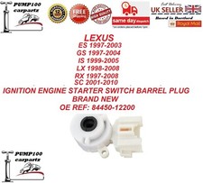  IGNITION FOR LEXUS ES GS GX IS RX SC LX ENGINE STARTER SWITCH LOCK  BARREL PLUG