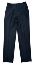 J Jill Stretch Women's Pull On Pants Size 4 Black Straight Leg Pleated