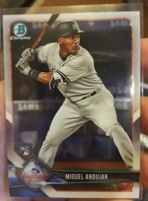 2018 Bowman Chrome Miguel Andujar Lot (6) Yankees Rc