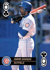 1992 U.S. Playing Card Co. Baseball Aces Playing Cards #6 Andre Dawson