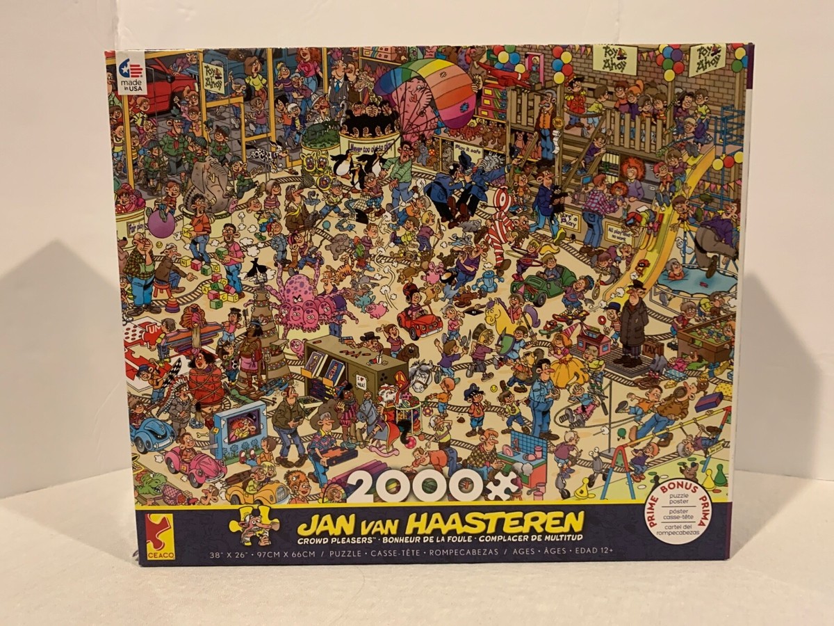 Jan Van Haasterteren 'Crowd Pleasers' 2000 Pieces Jigsaw Puzzle