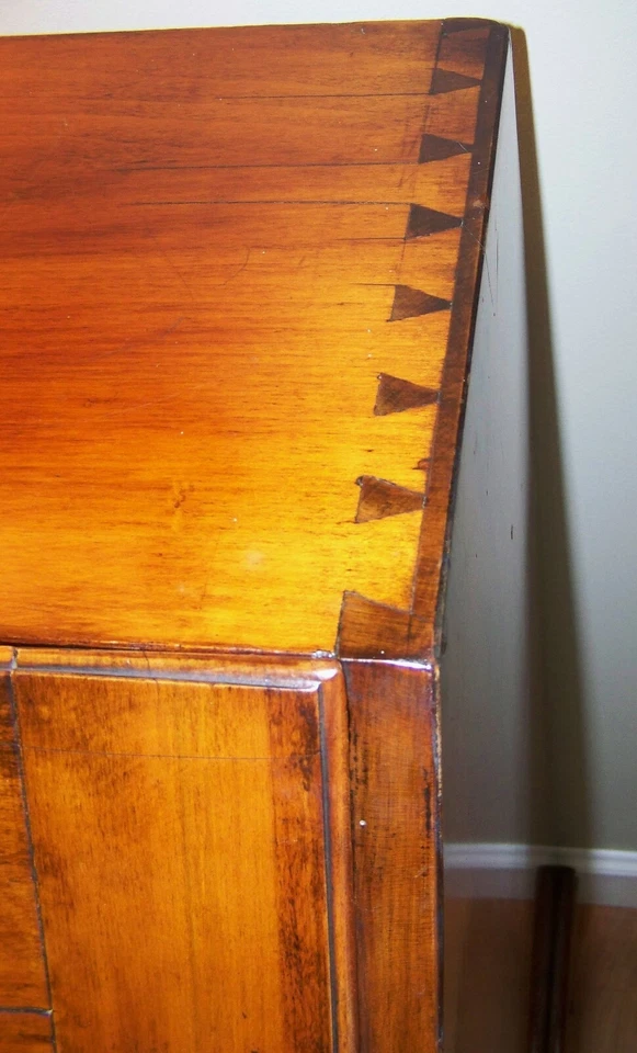 18th Century Wood Desk New England Drop-Front Stunning Patina from Salem MA - Image 2 of 4