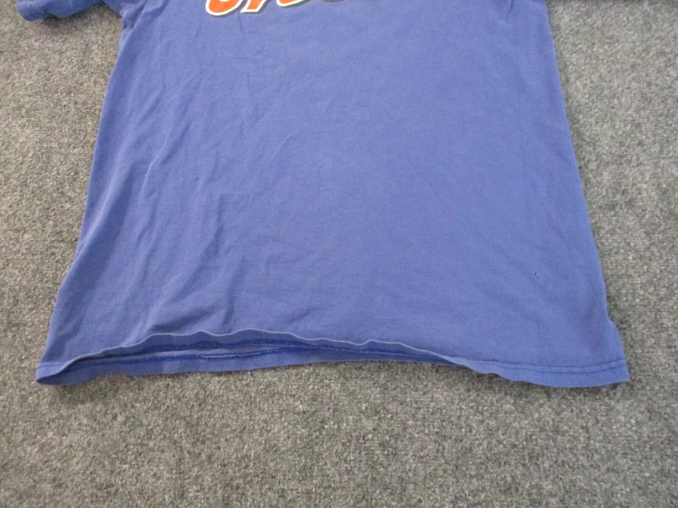 Camisa Johan Santana New York Mets Niño XL Azul Majestuoso Algodón Manga Corta MLB Foto 3 de 4