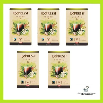 80 Capsules Expressi Coffee Pods Organic Value Pack (5 boxes) ALDI ...