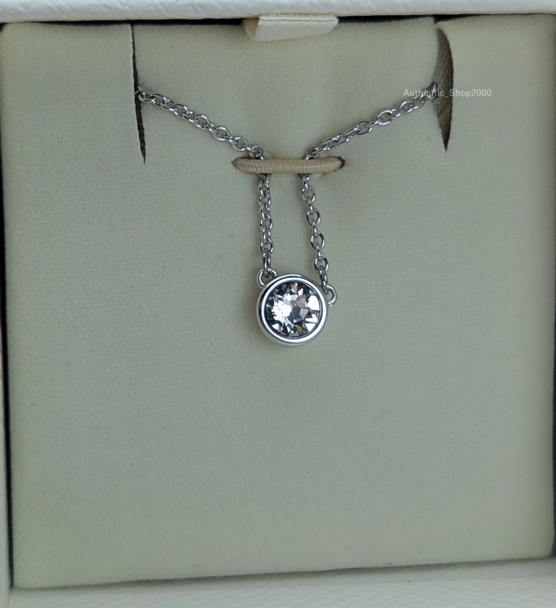 New 100% Authentic SWAROVSKI Rhodium White Imber Pendant