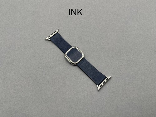 Bracelet cuir véritable Apple Watch boucle moderne 42 mm 41 mm 40 mm TOUTES COULEURS - Photo 29/29