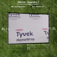 Tyvek Footprint for the Marmot Superalloy 3 Tent