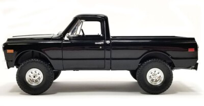 ACME 1970 CHEVROLET K10 4X4 PICK UP TRUCK 1/18 DIECAST BLACK