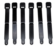 High Speed HSGI MOLLE Pouch Fastener - Short Clips - 6 Per Order- BLACK - NEW!