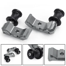 Chain Adjuster Block W/Swingarm Spools Slider For YAMAHA MT-07 14-18 UE