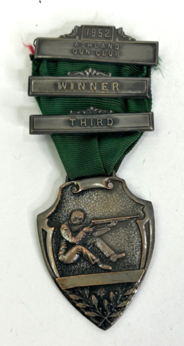1952 Ashland Gun Club Shooting Competition Medal - Photo 1/2