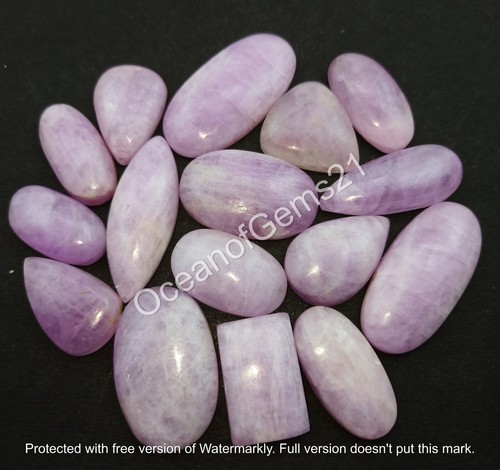 100 Carat Natural Pink Kunzite Stone Cabochon Lot, 3-5 Piece, Loose Gemstone - Picture 2 of 8