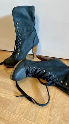 Stiefeletten 38 Marineblau . Sehr Cool ! Top Zustand