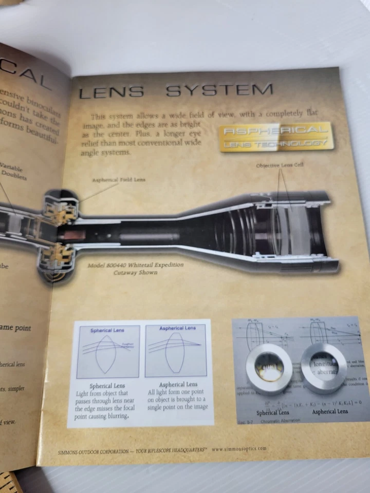 Simmons 2001 Sporting Goods Catalog Scope Sight Binoculars 22 Pages Color - Image 3 of 4