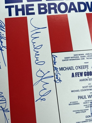 Poster A Few Good Men The Broadway Hit Cast Signatures 1989 - Picture 6 of 14