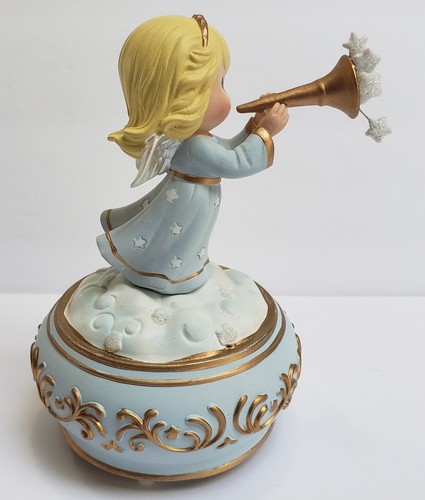 Precious Moments® Hark The Herald Angels Sing Music Box 2009 Mendelssohn - Imagen 5 de 7
